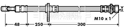 BORG & BECK Pidurivoolik BBH7363